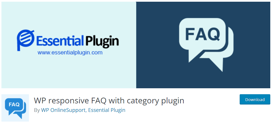 WP Responsive FAQ With Category Plugin - easy way to add, edit, display, and manage FAQ