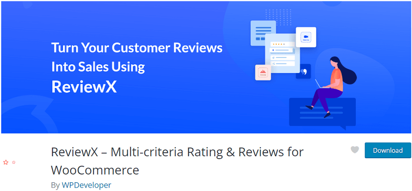 ReviewX – Multi-criteria Rating & Reviews for WooCommerce