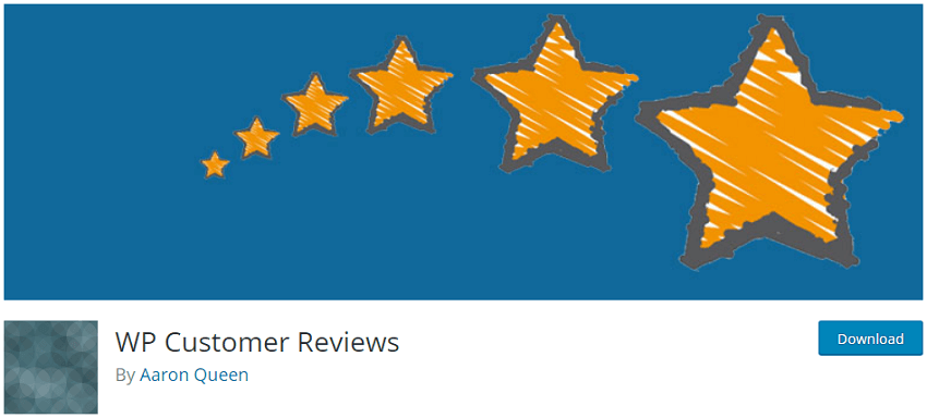 WP Customer review by Aaron Queen