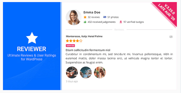 reviewer - premium and reasonably popular review plugin