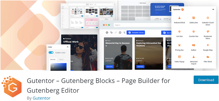 Gutentor Gutenberg Post Block Plugin For WordPress