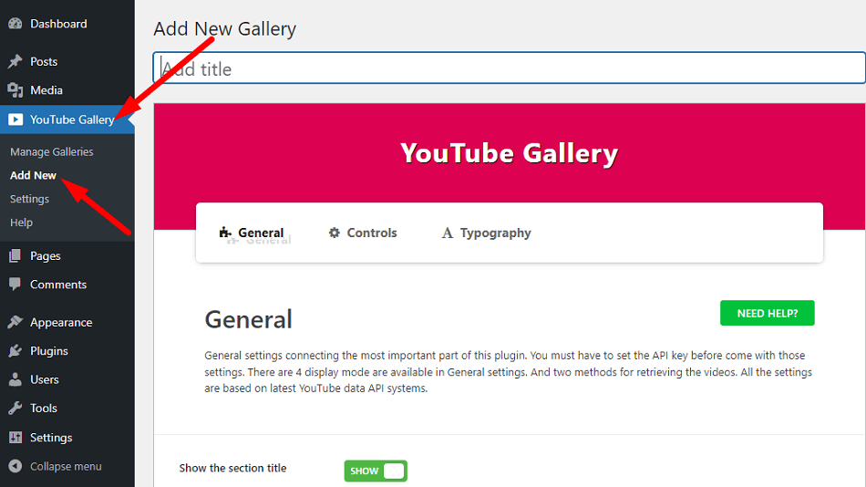 Add Video Gallery To WordPress Page