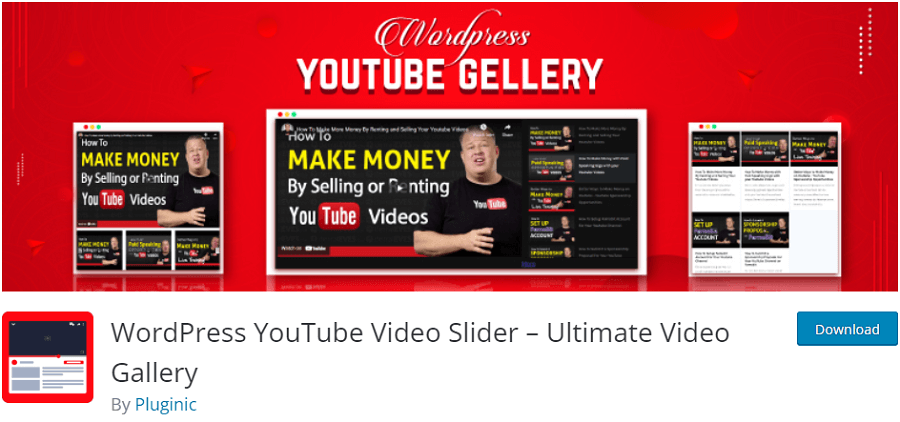 WordPress YouTube Video Slider – Ultimate Video Gallery