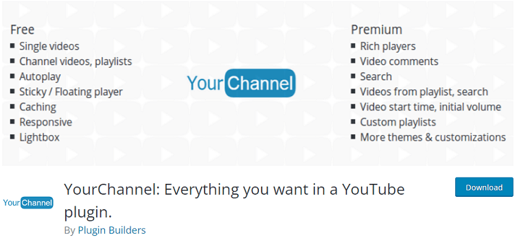 YourChannel is another beginner-friendly plugin