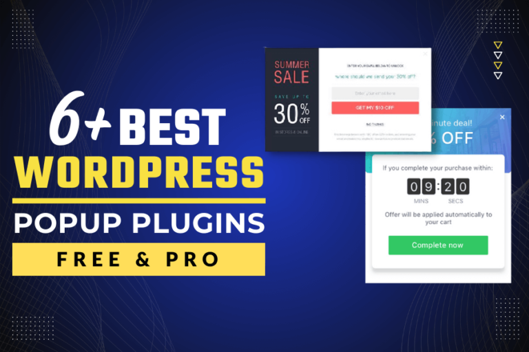 6+ Best WordPress Popup Plugins (Free & Pro)