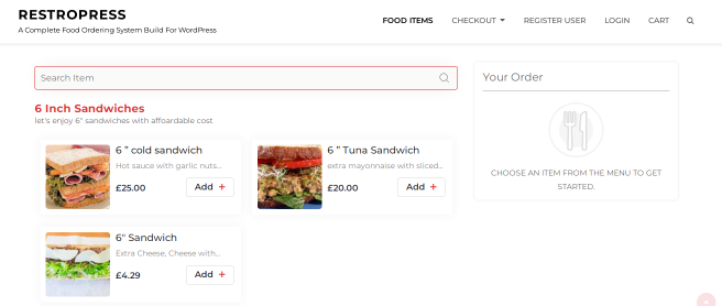 WordPress Restaurant Menu Plugins