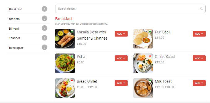 WordPress Restaurant Menu Plugins