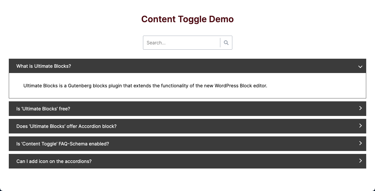 Use Cases For the Content Toggle Block