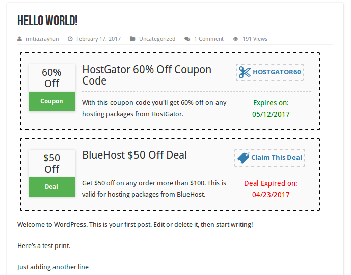 Best WordPress Coupon Code Plugin