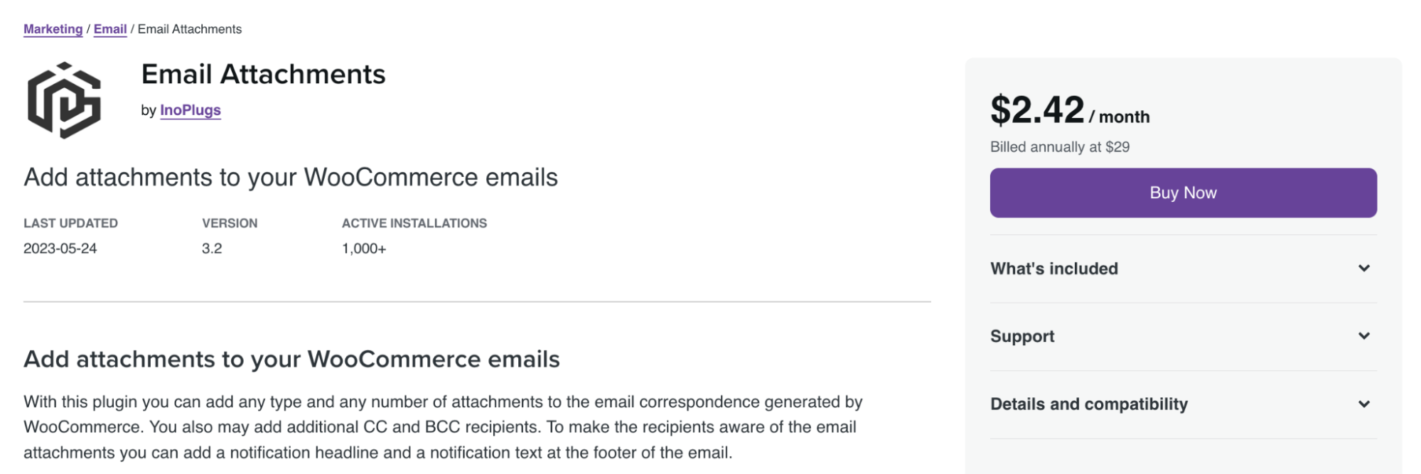 email attachments by inoplugs